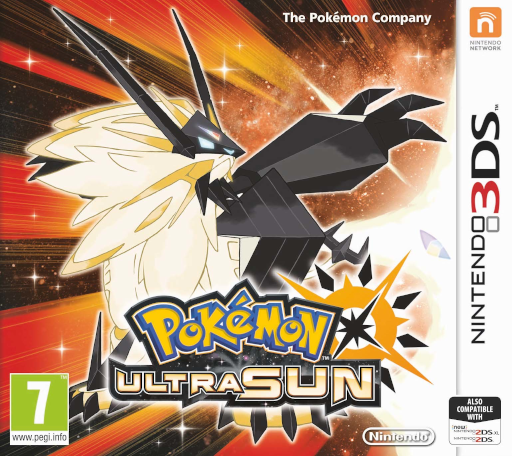 Pokémon Ultra Sun (3DS) Box Art & Cover