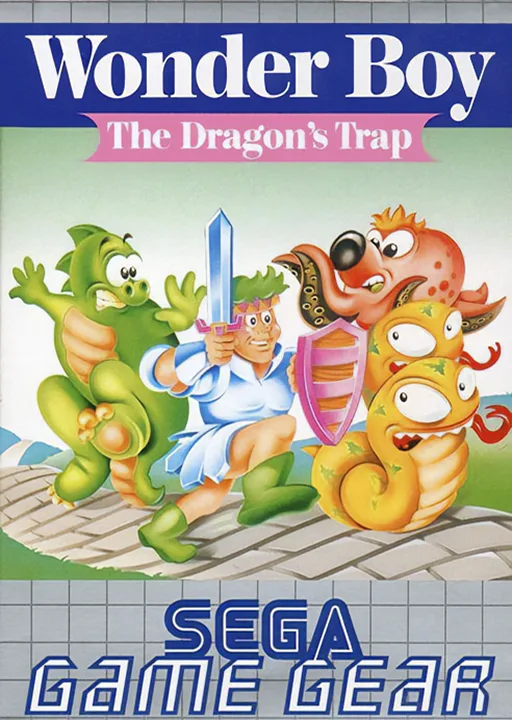 Wonder Boy - The Dragon's Trap (GAME GEAR) Box Art & Cover