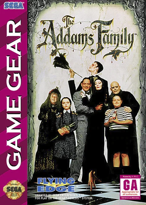 Addams Family, The (GAME GEAR) Box Art & Cover