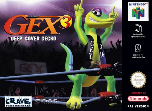 도마뱀잭스 3 (N64) Box Art & Cover