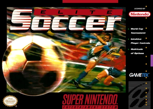 Elite Soccer (SNES) Box Art & Cover