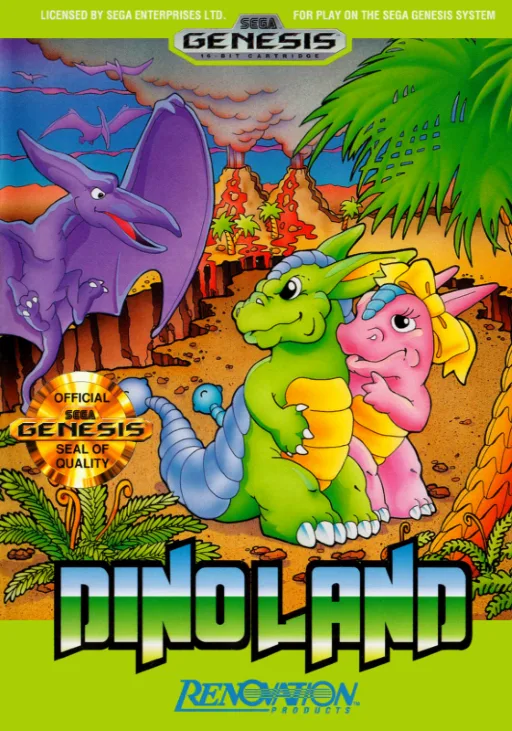 Dino Land (MD) Box Art & Cover