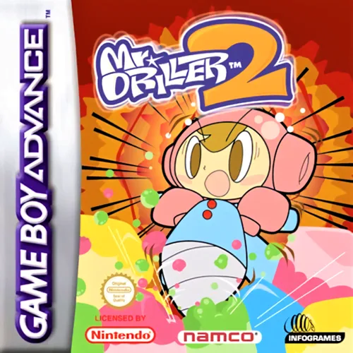 Mr. Driller 2 (GBA) Box Art & Cover