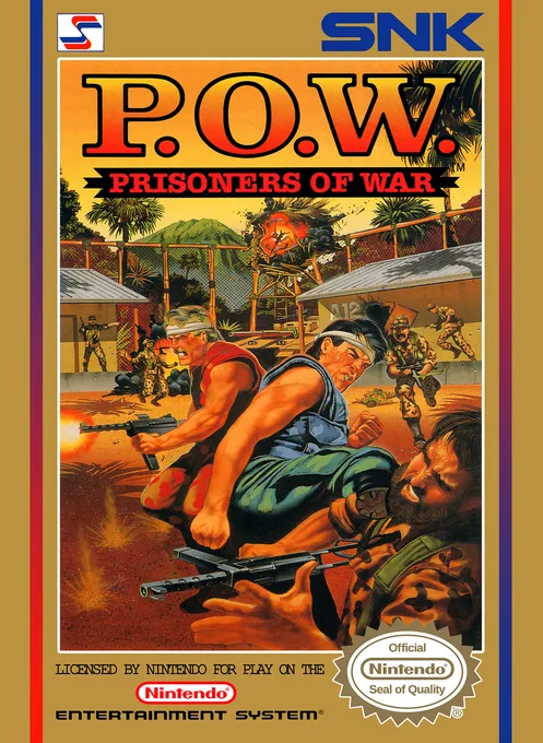 P.O.W. - Prisoners of War (NES) Box Art & Cover