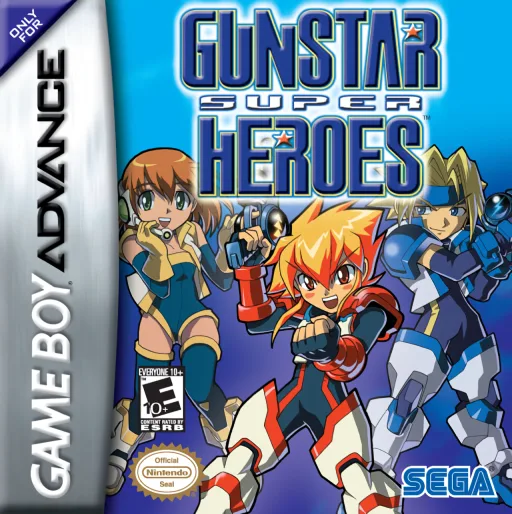 Gunstar Super Heroes (GBA) Box Art & Cover