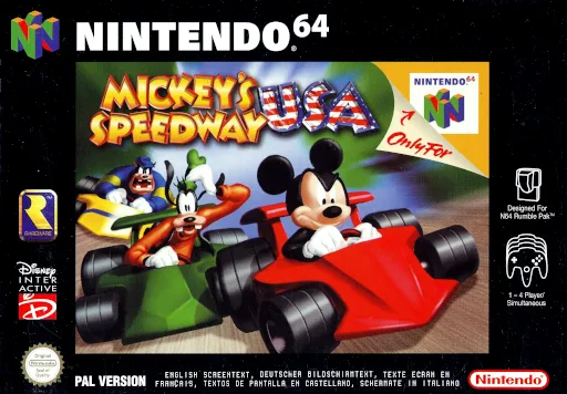 Mickey Racing (N64) Box Art & Cover
