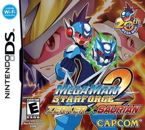 Ryuusei no Rockman 2 - Berserk x Dinosaur (DS) Box Art & Cover