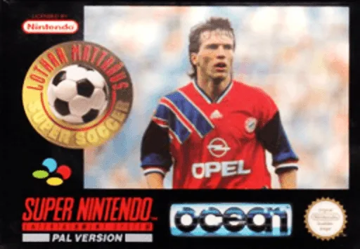 Lothar Matthaeus Super Soccer (SNES) Box Art & Cover