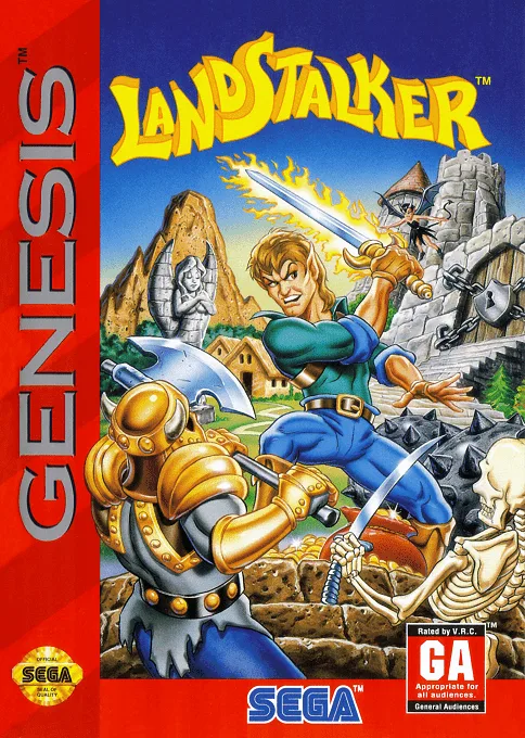 Landstalker (MD) Box Art & Cover