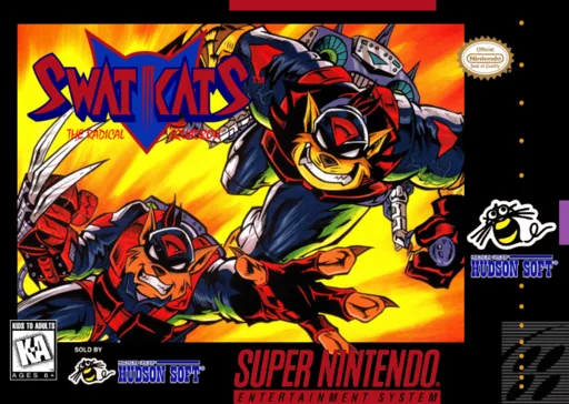 SWAT Kats - The Radical Squadron (SNES) Box Art & Cover