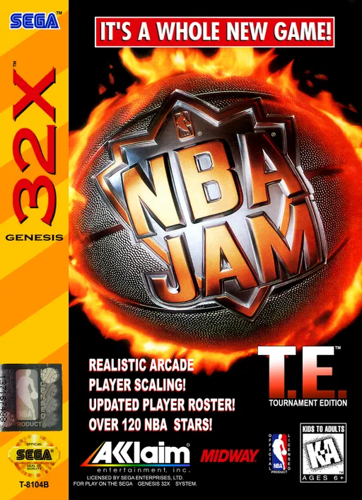 NBA Jam - Tournament Edition (32X) Box Art & Cover