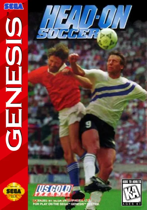 Head-On Soccer (MD) Box Art & Cover