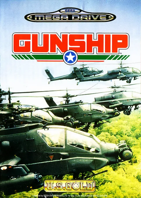 Gunship (MD) Box Art & Cover