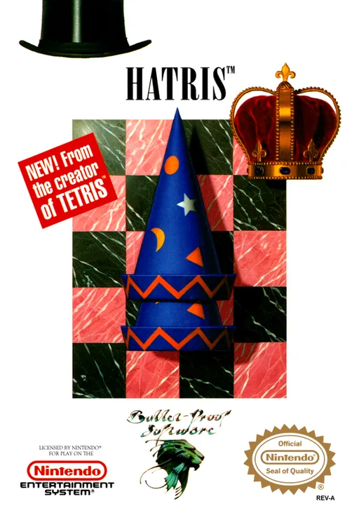 Hatris (NES) Box Art & Cover