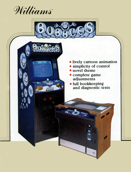 Bubbles (ARCADE) Box Art & Cover