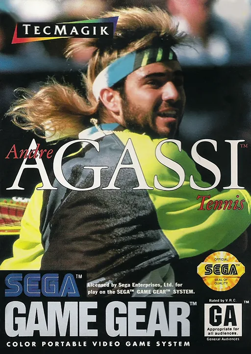 Andre Agassi Tennis (GAME GEAR) Box Art & Cover
