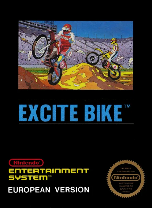 Excitebike (NES) Box Art & Cover