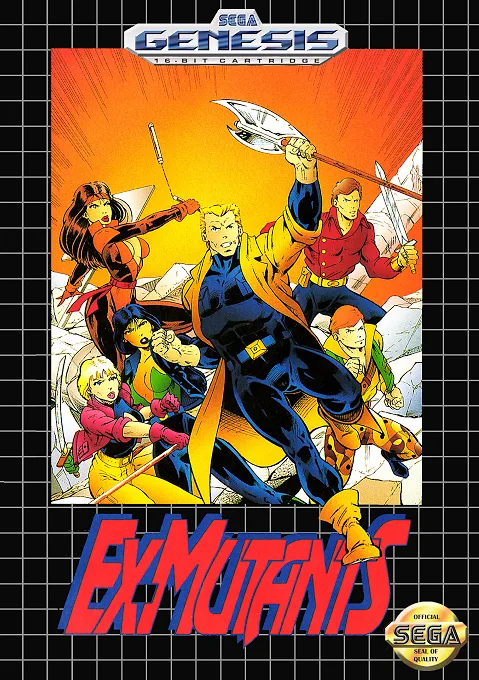 Ex-Mutants (MD) Box Art & Cover