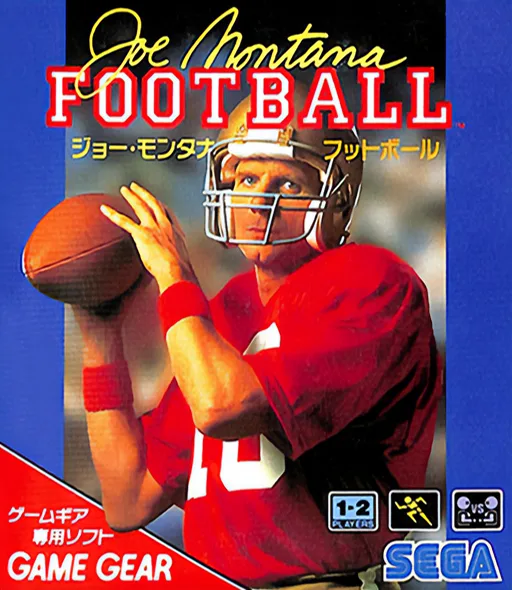 Joe Montana Football (GAME GEAR) Box Art & Cover