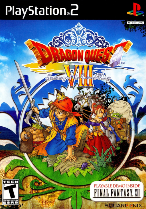 Dragon Quest VIII: Journey of the Cursed King (PS2) Box Art & Cover