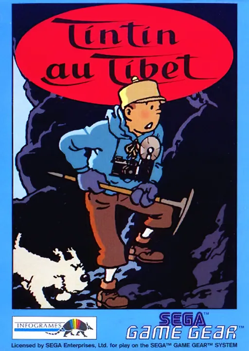 Tintin in Tibet (GAME GEAR) Box Art & Cover