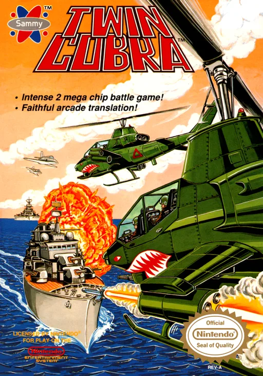Twin Cobra (NES) Box Art & Cover