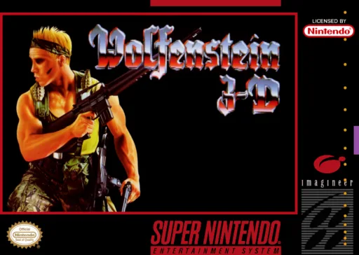 Wolfenstein 3D (SNES) Box Art & Cover