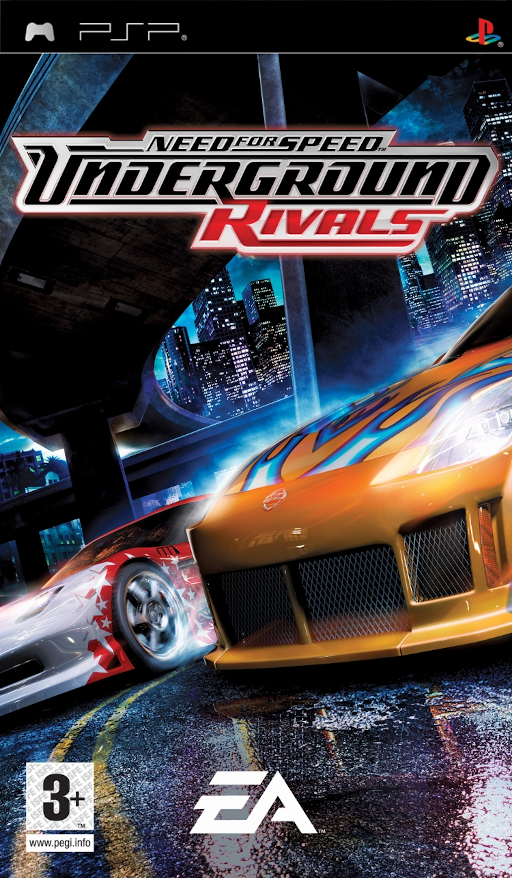 Need for Speed: Underground Rivals (PSP) Box Art & Cover