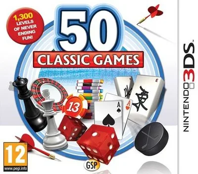 50 Classic Games (3DS) Box Art & Cover