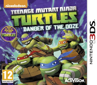 Teenage Mutant Ninja Turtles: Danger of the Ooze (3DS) Box Art & Cover