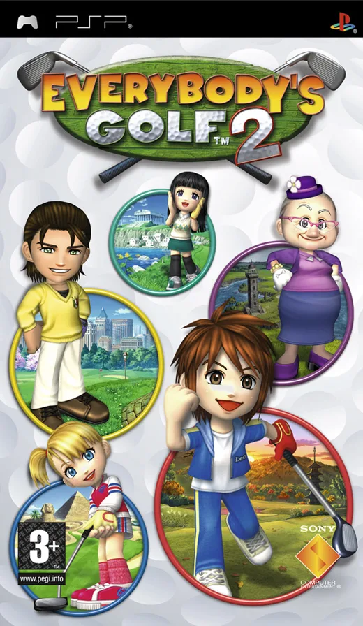 大众高尔夫 携带版2 (PSP) Box Art & Cover