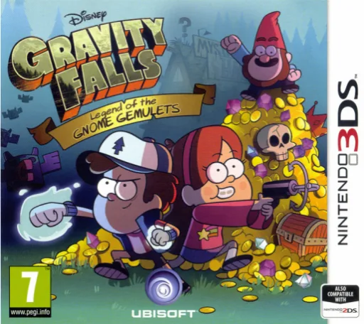 Gravity Falls - Legend of the Gnome Gemulets (3DS) Box Art & Cover