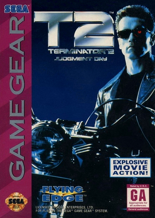 Terminator 2 - Judgment Day (GAME GEAR) Box Art & Cover