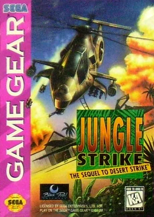 Jungle Strike (GAME GEAR) Box Art & Cover