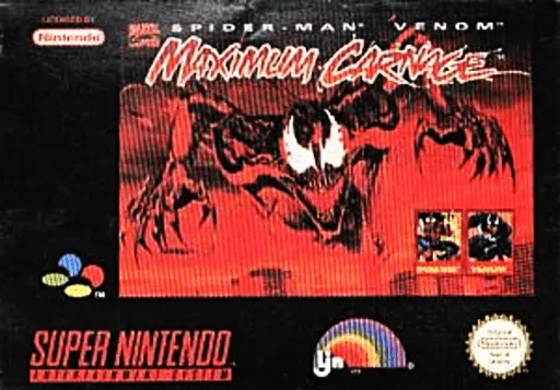 Spider-Man - Venom - Maximum Carnage (SNES) Box Art & Cover