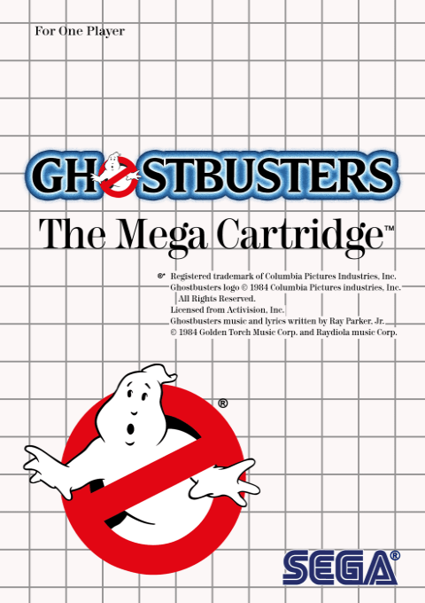 Ghostbusters (SMS) Box Art & Cover