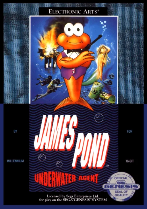 James Pond - Underwater Agent (MD) Box Art & Cover