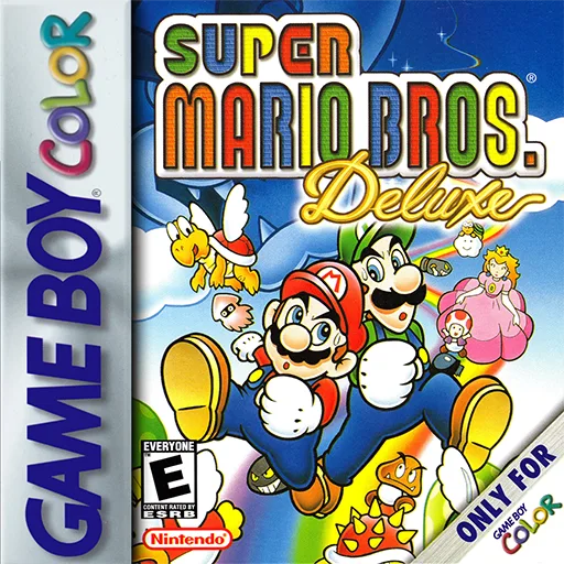 Super Mario Bros. DX (GBC) Box Art & Cover