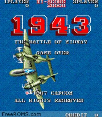 1943 (ARCADE) Box Art & Cover