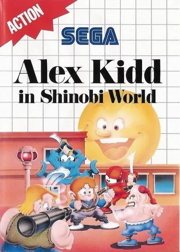 Alex Kidd In Shinobi World (SMS) Box Art & Cover