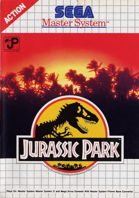 Jurassic Park (SMS) Box Art & Cover