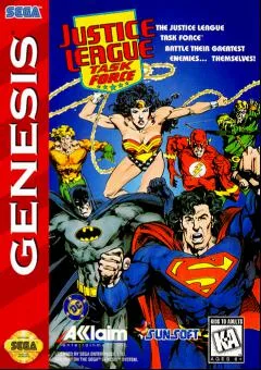 Justice League Task Force (MD) Box Art & Cover
