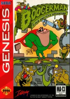 Boogerman - A Pick and Flick Adventure (MD) Box Art & Cover