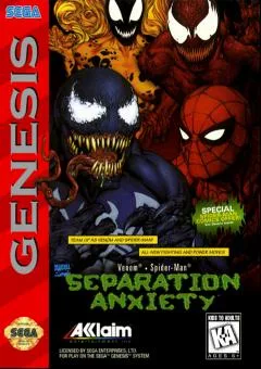 Venom . Spider-Man: Separation Anxiety (MD) Box Art & Cover