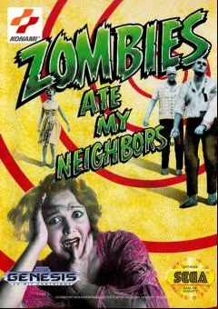 Zombies Ate My Neighbors (MD) Box Art & Cover