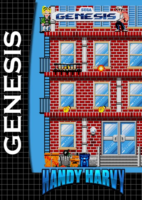 Handy Harvy (MD) Box Art & Cover