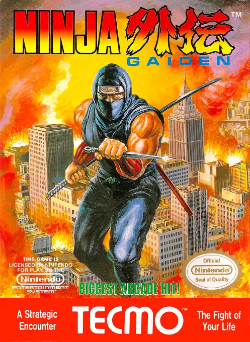 Ninja Dragon Sword (NES) Box Art & Cover