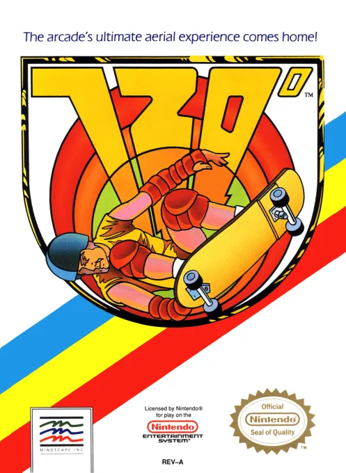 720 Degrees (NES) Box Art & Cover
