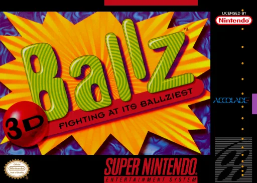 Ballz 3D - Fighting at Its Ballziest (SNES) Box Art & Cover