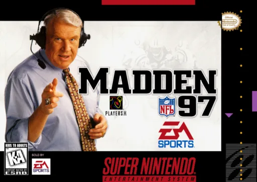 Madden NFL 97 (SNES) Box Art & Cover